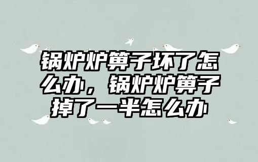 鍋爐爐箅子壞了怎么辦，鍋爐爐箅子掉了一半怎么辦