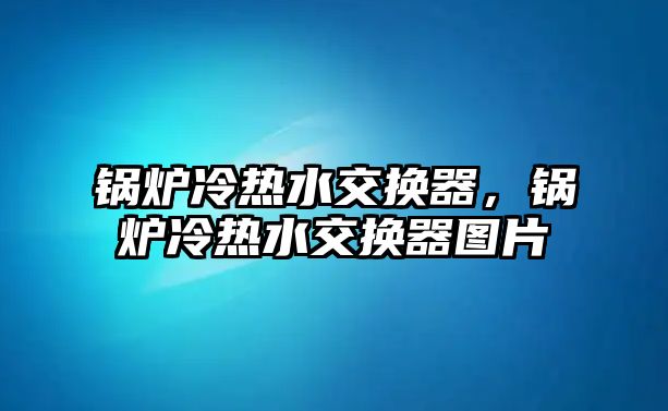 鍋爐冷熱水交換器，鍋爐冷熱水交換器圖片