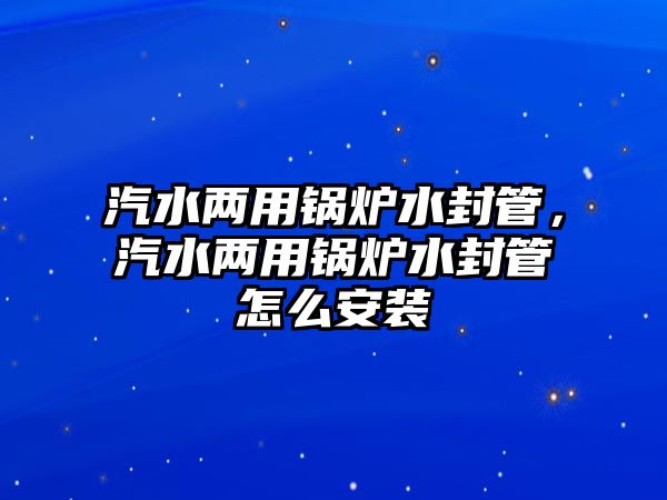 汽水兩用鍋爐水封管，汽水兩用鍋爐水封管怎么安裝