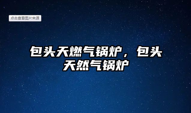 包頭天燃?xì)忮仩t，包頭天然氣鍋爐