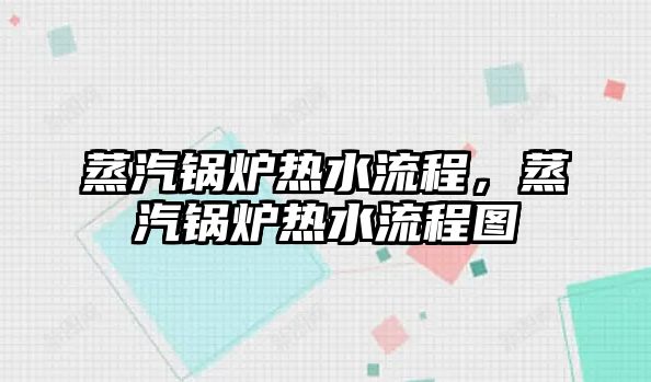 蒸汽鍋爐熱水流程，蒸汽鍋爐熱水流程圖