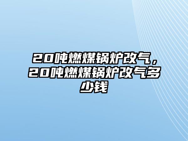 20噸燃煤鍋爐改氣，20噸燃煤鍋爐改氣多少錢