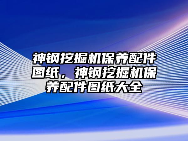 神鋼挖掘機(jī)保養(yǎng)配件圖紙，神鋼挖掘機(jī)保養(yǎng)配件圖紙大全