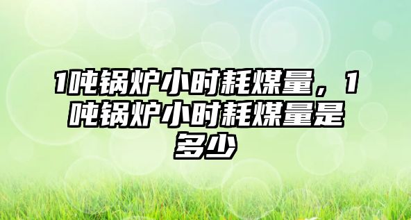 1噸鍋爐小時耗煤量，1噸鍋爐小時耗煤量是多少