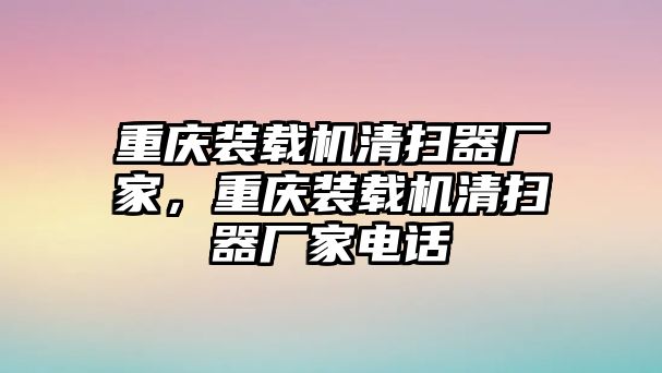 重慶裝載機清掃器廠家，重慶裝載機清掃器廠家電話