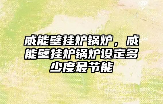 威能壁掛爐鍋爐，威能壁掛爐鍋爐設定多少度最節(jié)能