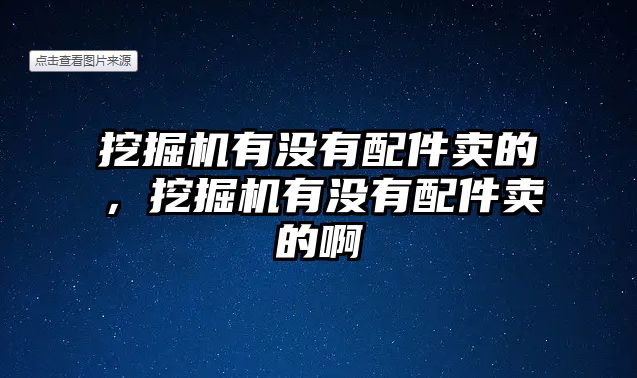 挖掘機(jī)有沒(méi)有配件賣(mài)的，挖掘機(jī)有沒(méi)有配件賣(mài)的啊