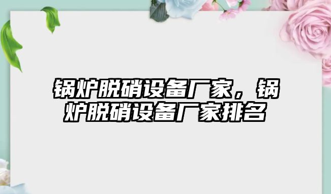 鍋爐脫硝設(shè)備廠家，鍋爐脫硝設(shè)備廠家排名