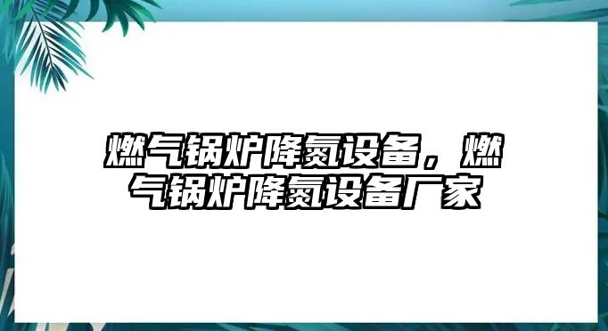 燃?xì)忮仩t降氮設(shè)備，燃?xì)忮仩t降氮設(shè)備廠家