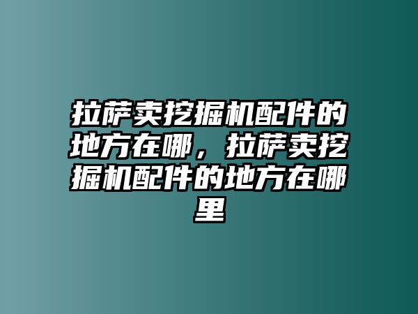 拉薩賣挖掘機(jī)配件的地方在哪，拉薩賣挖掘機(jī)配件的地方在哪里