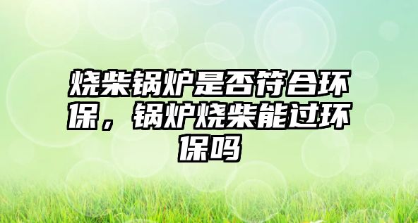 燒柴鍋爐是否符合環(huán)保，鍋爐燒柴能過環(huán)保嗎