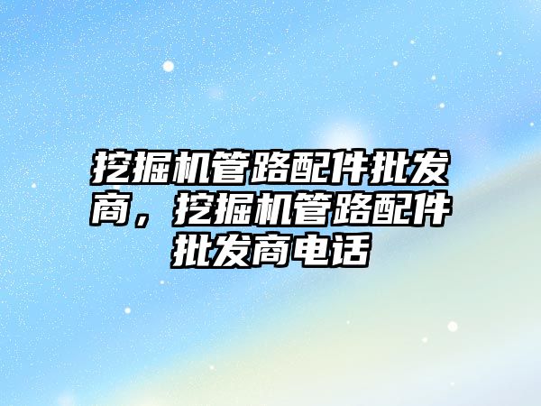 挖掘機管路配件批發(fā)商，挖掘機管路配件批發(fā)商電話