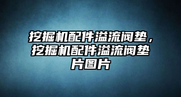 挖掘機配件溢流閥墊，挖掘機配件溢流閥墊片圖片