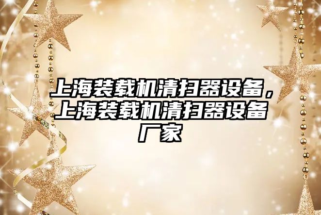 上海裝載機清掃器設(shè)備，上海裝載機清掃器設(shè)備廠家