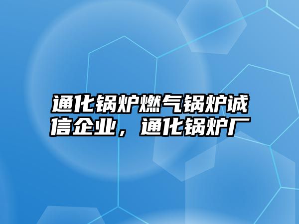 通化鍋爐燃氣鍋爐誠信企業(yè)，通化鍋爐廠