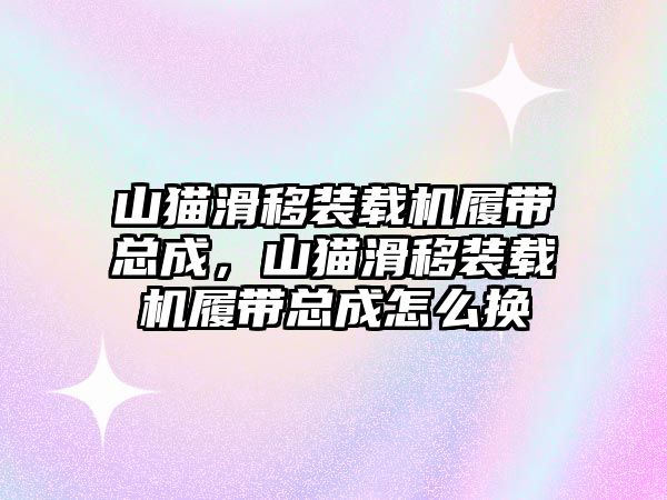 山貓滑移裝載機履帶總成，山貓滑移裝載機履帶總成怎么換