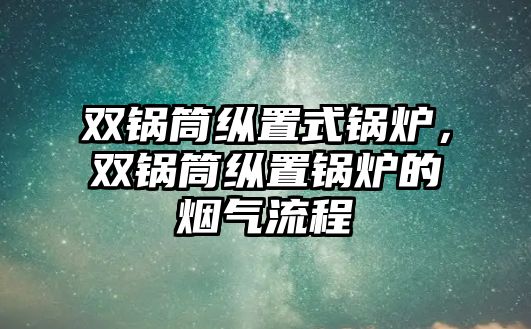 雙鍋筒縱置式鍋爐，雙鍋筒縱置鍋爐的煙氣流程