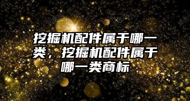 挖掘機配件屬于哪一類，挖掘機配件屬于哪一類商標