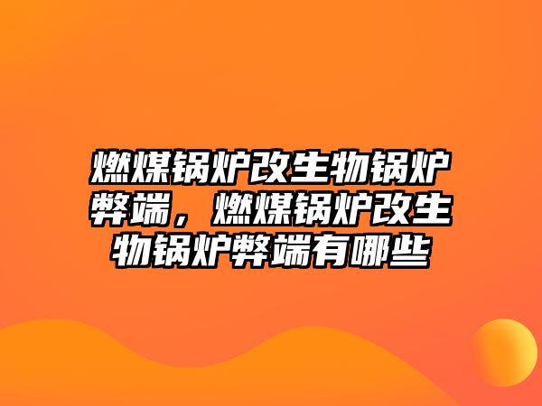 燃煤鍋爐改生物鍋爐弊端，燃煤鍋爐改生物鍋爐弊端有哪些