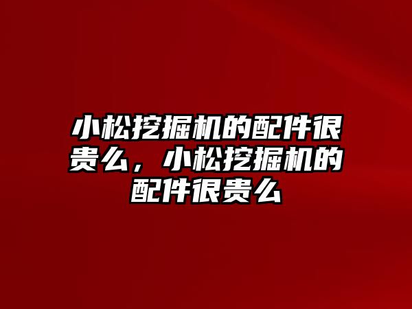 小松挖掘機(jī)的配件很貴么，小松挖掘機(jī)的配件很貴么