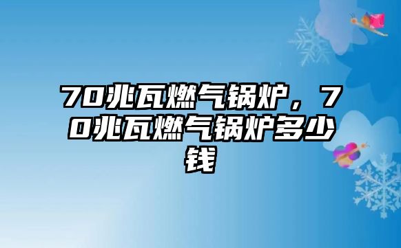 70兆瓦燃氣鍋爐，70兆瓦燃氣鍋爐多少錢