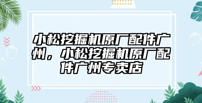 小松挖掘機原廠配件廣州，小松挖掘機原廠配件廣州專賣店