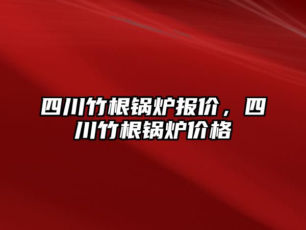 四川竹根鍋爐報價，四川竹根鍋爐價格