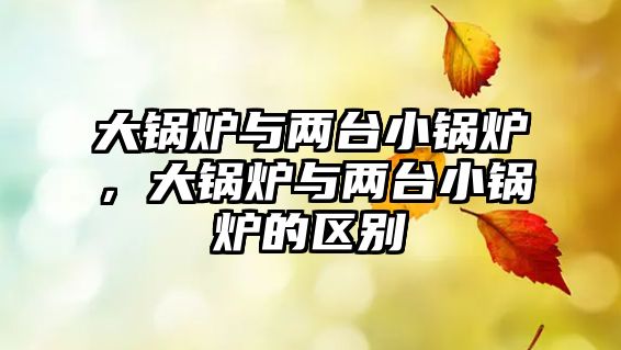 大鍋爐與兩臺(tái)小鍋爐，大鍋爐與兩臺(tái)小鍋爐的區(qū)別