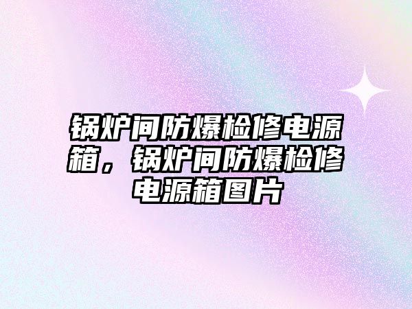 鍋爐間防爆檢修電源箱，鍋爐間防爆檢修電源箱圖片