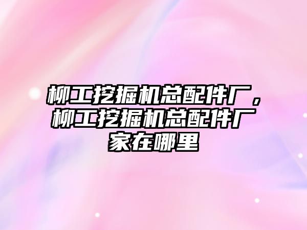 柳工挖掘機總配件廠，柳工挖掘機總配件廠家在哪里