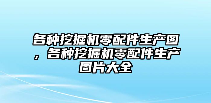 各種挖掘機零配件生產(chǎn)圖，各種挖掘機零配件生產(chǎn)圖片大全