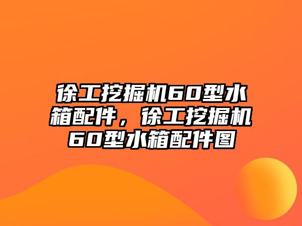 徐工挖掘機(jī)60型水箱配件，徐工挖掘機(jī)60型水箱配件圖