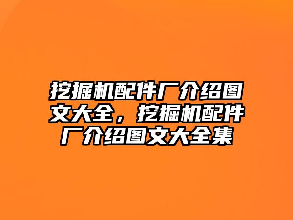 挖掘機配件廠介紹圖文大全，挖掘機配件廠介紹圖文大全集