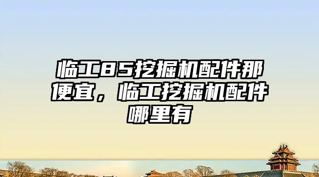 臨工85挖掘機配件那便宜，臨工挖掘機配件哪里有