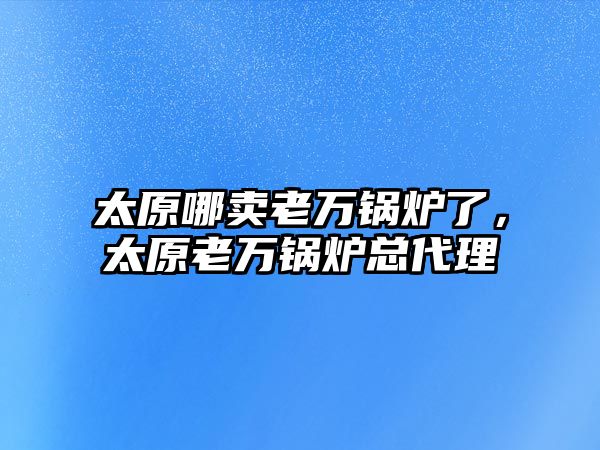 太原哪賣老萬鍋爐了，太原老萬鍋爐總代理