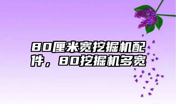 80厘米寬挖掘機(jī)配件，80挖掘機(jī)多寬