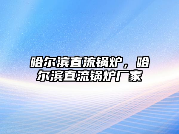 哈爾濱直流鍋爐，哈爾濱直流鍋爐廠家