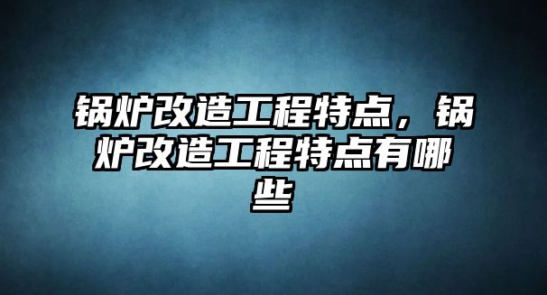 鍋爐改造工程特點，鍋爐改造工程特點有哪些