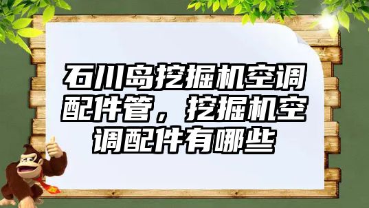 石川島挖掘機(jī)空調(diào)配件管，挖掘機(jī)空調(diào)配件有哪些