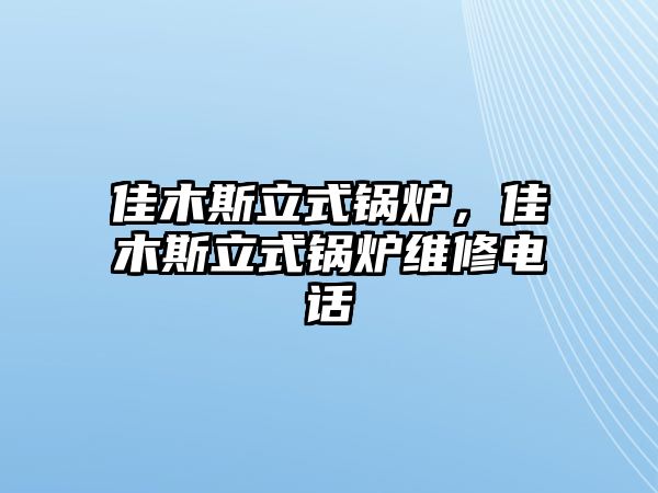 佳木斯立式鍋爐，佳木斯立式鍋爐維修電話