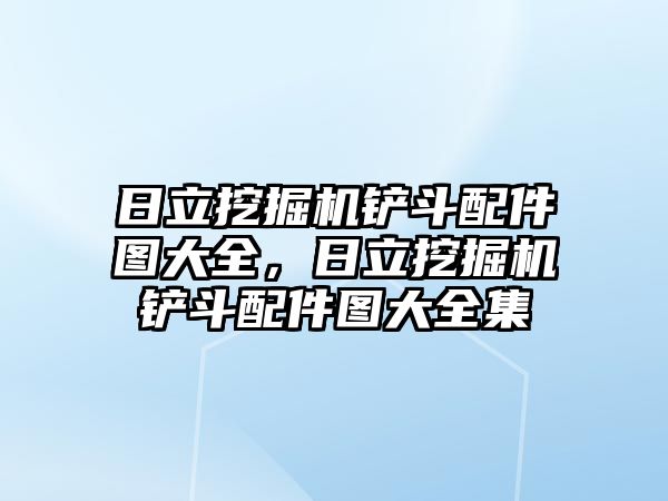 日立挖掘機鏟斗配件圖大全，日立挖掘機鏟斗配件圖大全集