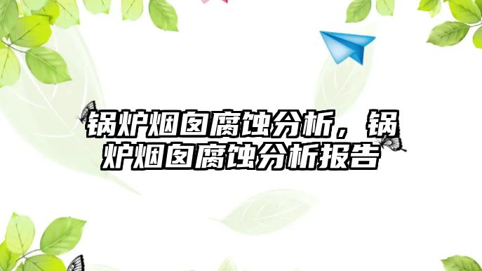 鍋爐煙囪腐蝕分析，鍋爐煙囪腐蝕分析報(bào)告