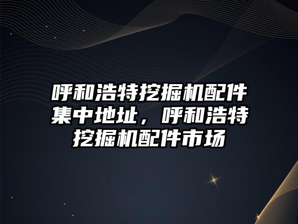 呼和浩特挖掘機(jī)配件集中地址，呼和浩特挖掘機(jī)配件市場(chǎng)