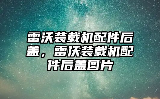 雷沃裝載機配件后蓋，雷沃裝載機配件后蓋圖片