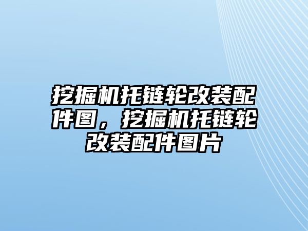 挖掘機(jī)托鏈輪改裝配件圖，挖掘機(jī)托鏈輪改裝配件圖片