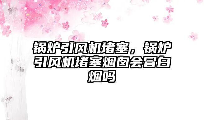 鍋爐引風機堵塞，鍋爐引風機堵塞煙囪會冒白煙嗎