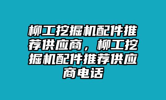 柳工挖掘機(jī)配件推薦供應(yīng)商，柳工挖掘機(jī)配件推薦供應(yīng)商電話