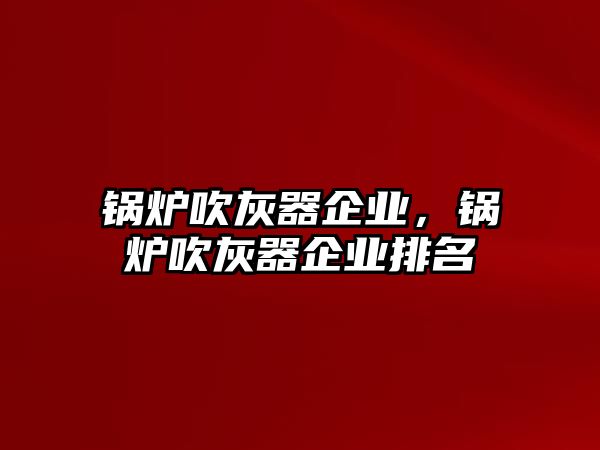 鍋爐吹灰器企業(yè)，鍋爐吹灰器企業(yè)排名