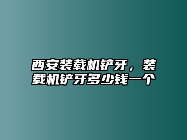 西安裝載機(jī)鏟牙，裝載機(jī)鏟牙多少錢(qián)一個(gè)