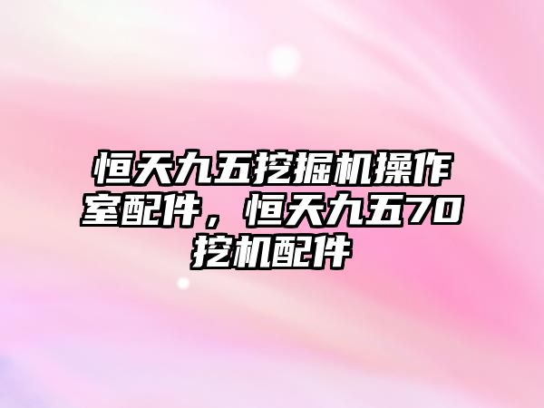 恒天九五挖掘機(jī)操作室配件，恒天九五70挖機(jī)配件